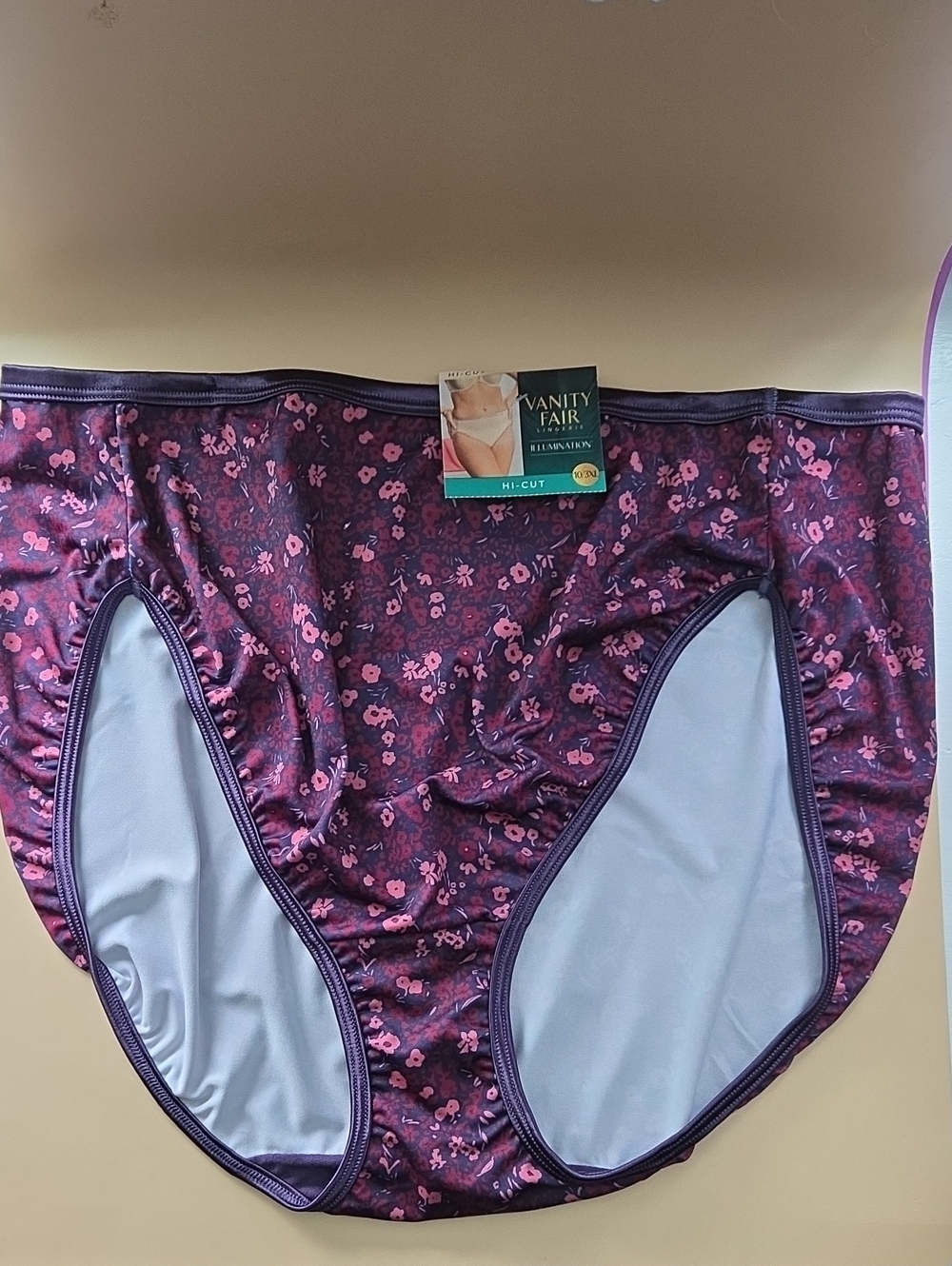 Vanity Fair Women's Hi-Cut Brief - Size 10 XXXL